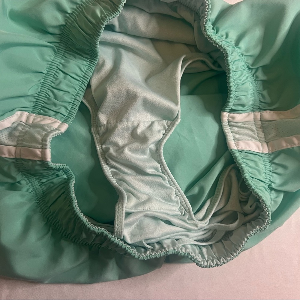 Nike Dri-Fit Women’s‎ Large Mint Green Tempo Running Shorts - Picture 6 of 6